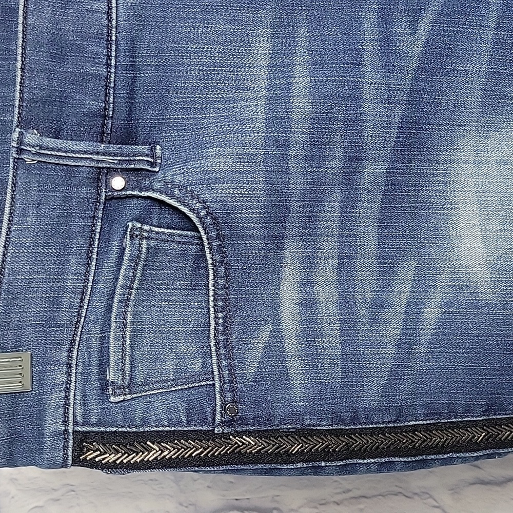 WHITE HOUSE BLACK MARKET HIgh Rise Skinny Ankle Jeans Size 14 - Picture 3 of 15